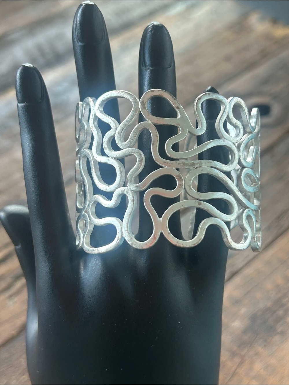 Glow By Sheila Fajl Abstract Cuff